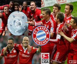 Puzzle Bayern Múnich champion 2013-2014