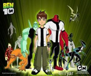 Puzzle Ben 10 et ses 10 personnalités