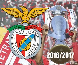 Puzzle Benfica, champion 2016-2017