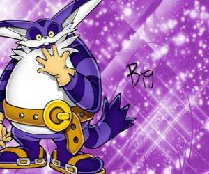 Puzzle Big the Cat, les grands félins qui apparaît dans les aventures de Sonic