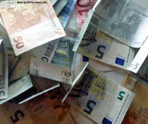 Puzzle Billets de banque en euros