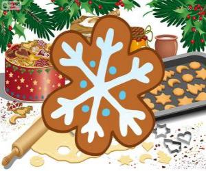 Puzzle Biscuit de flocon de neige