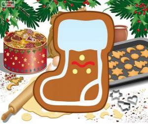 Puzzle Biscuit de la botte du Père Noël