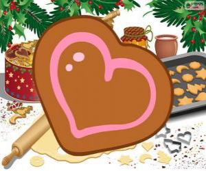 Puzzle Biscuit en forme de coeur