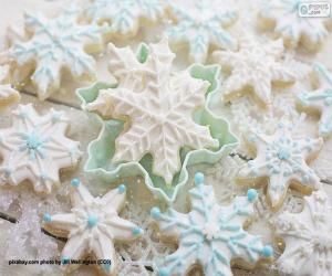 Puzzle Biscuits de flocons de neige