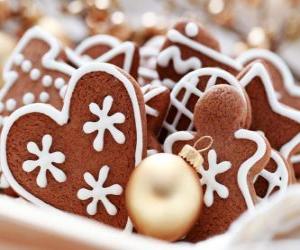 Puzzle Biscuits de Noël de différentes formes