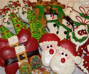 Puzzle Biscuits de Noël magnifiques de différentes formes