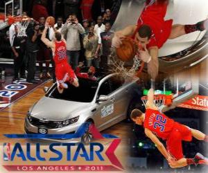 Puzzle Blake Griffin est le nouveau roi de la NBA Slam Dunk 2011