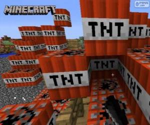 Puzzle Bloc explosif TNT de Minecraft