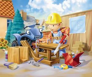 Puzzle Bob a travaillé comme charpentier