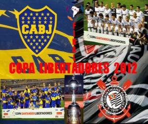 Puzzle Boca Juniors vs Corinthiens. Final Copa Libertadores 2012