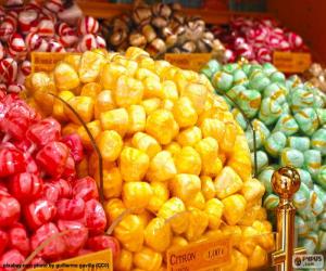 Puzzle Bonbons et ses couleurs