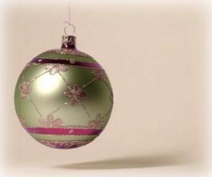 Puzzle Boule de Noël décorée 