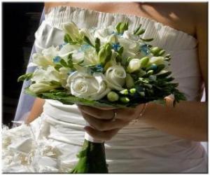 Puzzle Bouquet de mariage