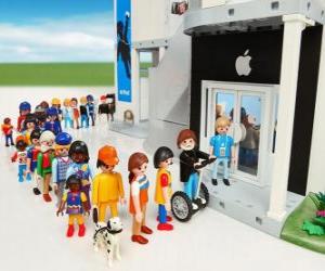 Puzzle Boutique Apple Playmobil