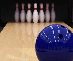 Puzzle Bowling. Bal vers les quilles de bowling