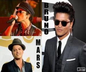 Puzzle Bruno Mars est un chanteur, auteur-compositeur et producteur de musique américain