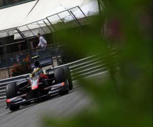 Puzzle Bruno Senna-HRT - Monte-Carlo 2010