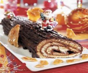 Puzzle Bûche de Noël