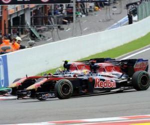 Puzzle Buemi Sébastien, Jaime Alguersuari - Toro Rosso - Spa-Francorchamps 2010