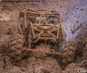 Puzzle Buggy 4x4 dans la boue