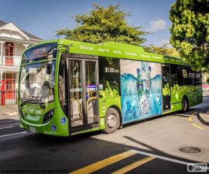 Puzzle Bus de Auckland, Nouvelle-Zélande