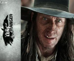 Puzzle Butch Cavendish (William Fitchner) dans le film Lone Ranger