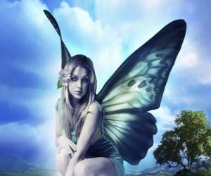 Puzzle Butterfly Fairy