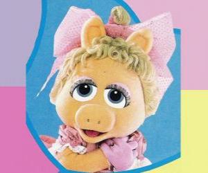 Puzzle Bébé Piggy, le Muppet bébé Miss Piggy