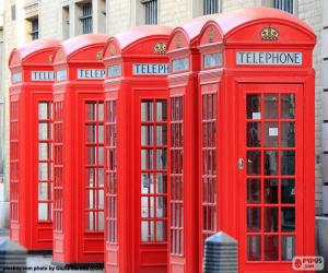 Puzzle Cabines téléphoniques de Londres