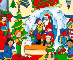 Puzzle Caillou Noël