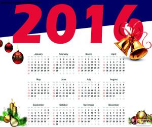 Puzzle Calendrier 2016