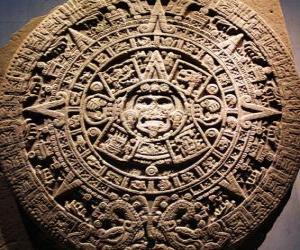 Puzzle Calendrier aztèque mystiques