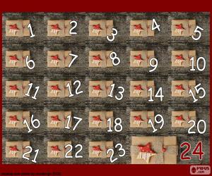 Puzzle Calendrier de l’Avent de cadeaux