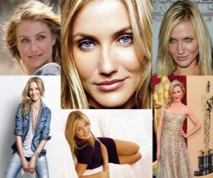 Puzzle Cameron Diaz est une actrice américaine et ancien mannequin. Il a été quatre fois en nomination pour un Golden Globe Award