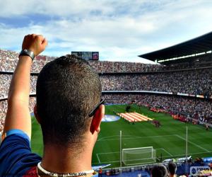 Puzzle Camp Nou, Barcelone