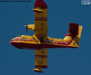 Puzzle Canadair CL-215, hydravion