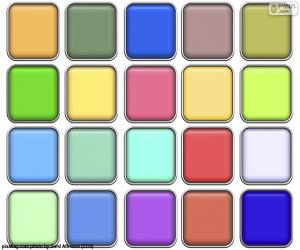 Puzzle Carrés de couleurs