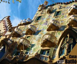 Puzzle Casa Batllo, Barcelone