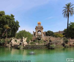 Puzzle Cascade de la Parc de la Ciutadella, Barcelone