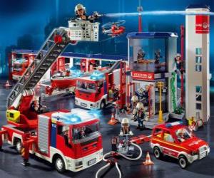 Puzzle Caserne de pompiers