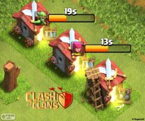 Puzzle Caserne des Clash of Clans