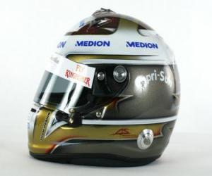 Puzzle Casque Adrian Sutil 2010