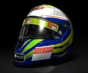 Puzzle Casque Felipe Massa 2010