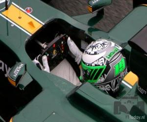 Puzzle Casque Heikki Kovalainen 2010