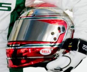 Puzzle Casque Jarno Trulli 2010