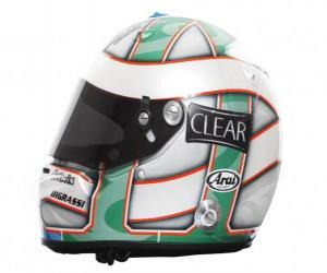 Puzzle Casque Lucas di Grassi 2010