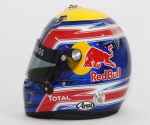 Puzzle Casque Mark Webber 2010