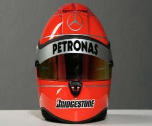 Puzzle Casque Michael Schumacher 2010