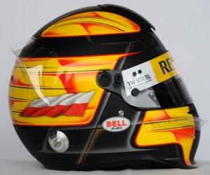 Puzzle Casque Robert Kubica 2010